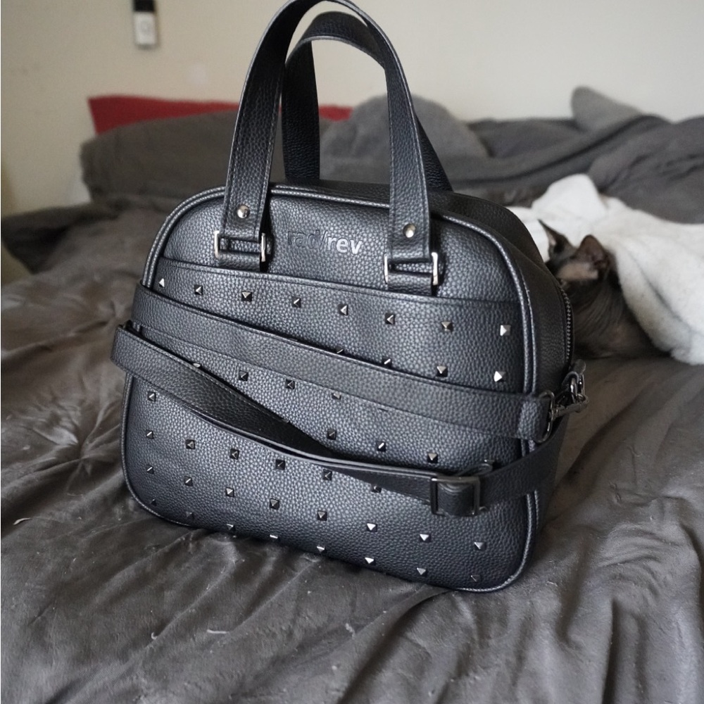 Rad Rev Black Studded Purse